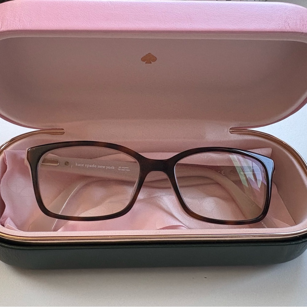 Kate Spade Tortoise Shell Pink & Brown Glasses